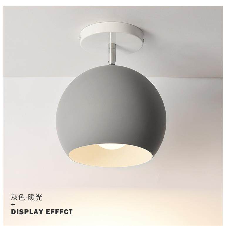 马卡龙北欧圆球过道吸顶灯卧室床头衣帽间现代简约彩色LED吸顶灯,家装灯饰光源,客厅吸顶灯,淘宝优惠券,粉丝福利购,淘宝优惠卷