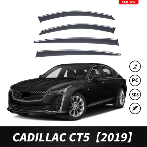 适用凯迪拉克CT5车窗晴雨挡雨板Cadillac CT5 Window visor威果
