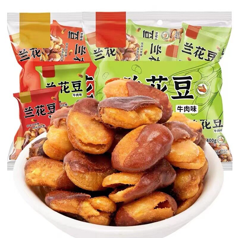 山姆爷兰花豆蚕豆牛肉味麻辣小零豆类制品