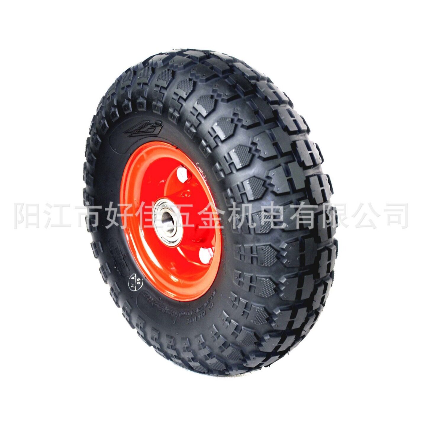 源头工厂产品4.10/3.50-4好佳牌高承载充气式减震降噪脚轮