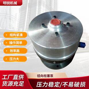 超高压径向柱塞泵0-150MPA工厂供应小型低噪音大流量RK系列柱塞泵