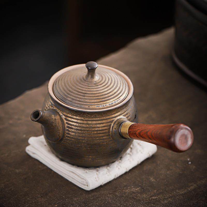 古陶茶壶窑变釉变粗陶侧把壶煮球孔茶炉功夫茶具复古泡茶器,餐饮具,茶壶,淘宝优惠券,粉丝福利购,淘宝优惠卷