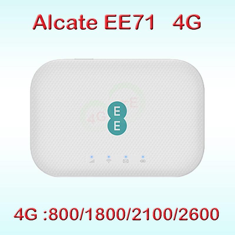 阿尔卡特alcatel4G随身wifi路由器EE7100M速度支持SIM卡插ee70