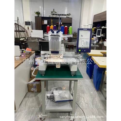 供应二手日本兄弟牌PR-670E电脑六针单头绣花机商用刺绣机