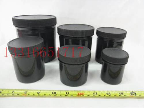150ml 黑色 直身瓶 塑料直身罐 塑料直筒罐 塑料直筒瓶 PE