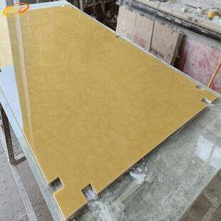 透光石雕刻吊顶仿云石灯罩灯柱圆柱隔断顶灯透光石基座透光石吧台