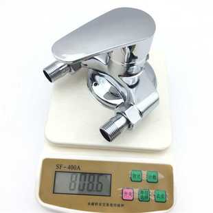 直销 加厚合金混合阀电热水器混水阀 明装三角淋浴水龙头