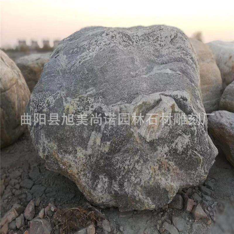 厂家销售雪浪石景观石 黄蜡石 公园草坪石绿化带草坪石太湖石