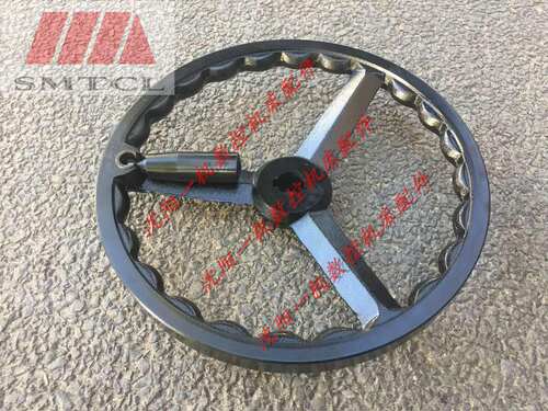沈阳机床配件CW6180CW6163溜板箱手轮新外观手轮直径320内孔25键8