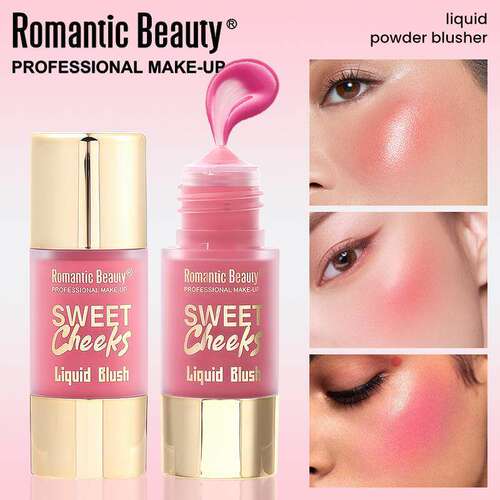 Multi Color Matte Liquid Blush 多色哑光持久提亮液体腮红