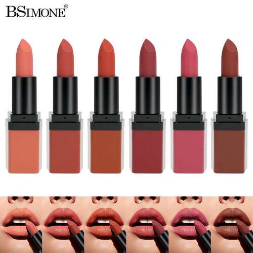 Velvet Matte Lipstick 上色顺滑修饰唇色 欧美爆款口红易上色