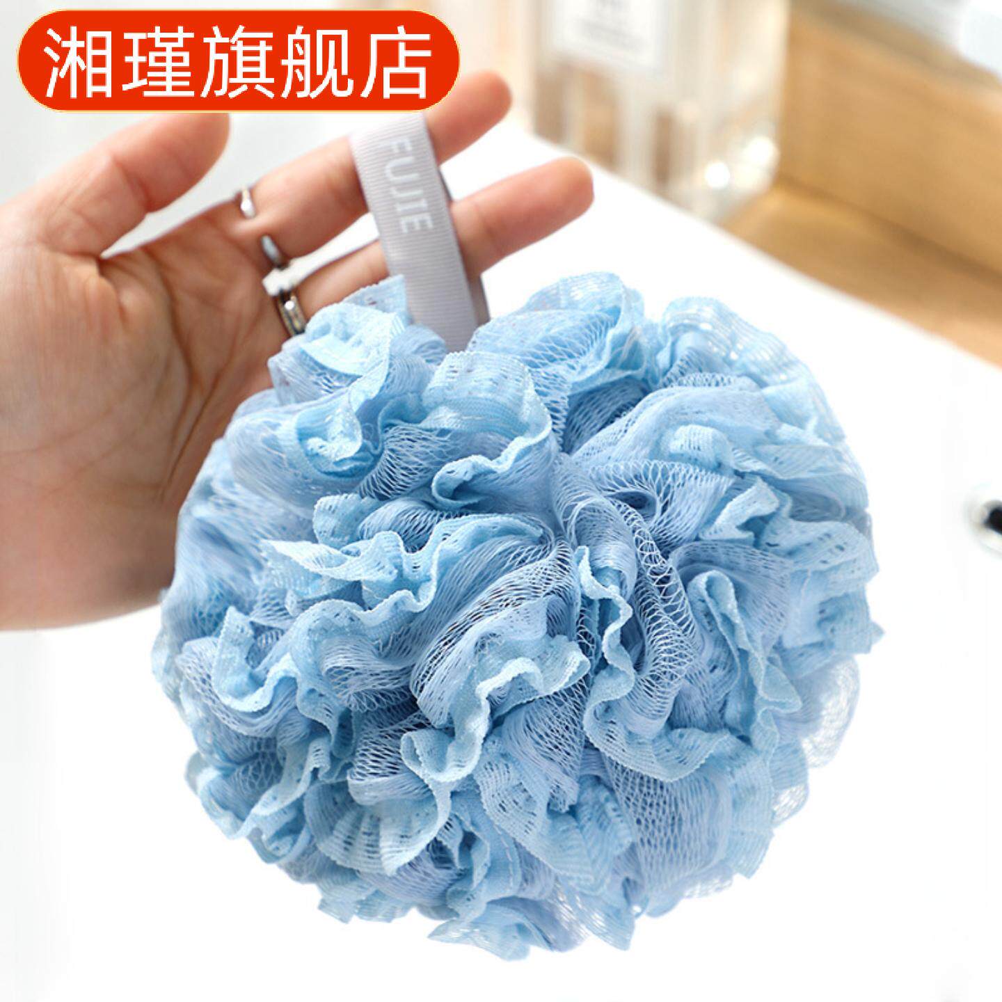 超柔蕾丝浴花球大号起泡搓背