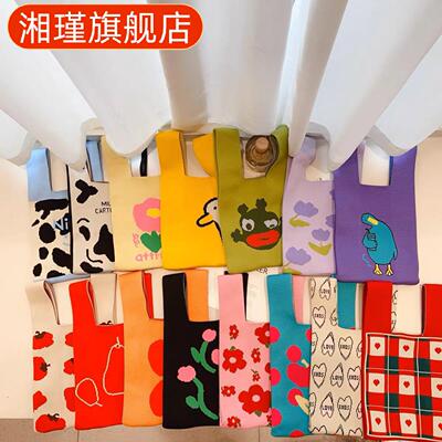 小布袋托特包女款针织水桶包上班