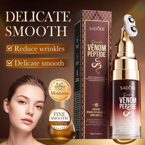 Snake Peptide Caffeine Eye Cream 蛇毒肽咖啡因抗皱按摩眼霜