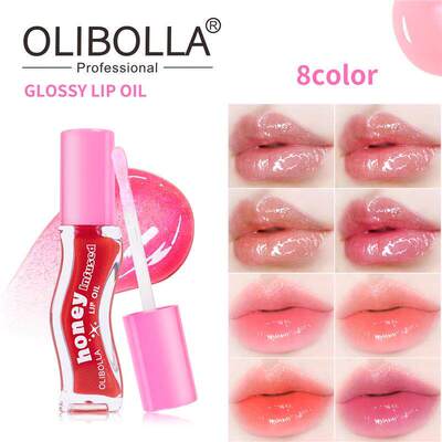 OLIBOLLA Crystal Mirror Jelly Lip Oil 水晶果冻唇蜜 不易沾杯