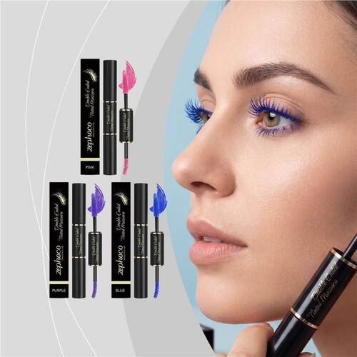 Double Head Color Mascara 双头轻盈顺滑彩色睫毛膏