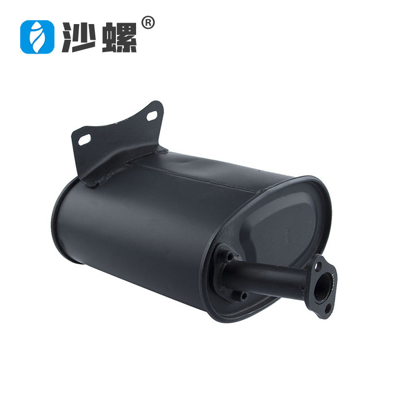 汽油发电机配件5KW-7/6.5千瓦消声器188F 190F192F发电机组消音器图片