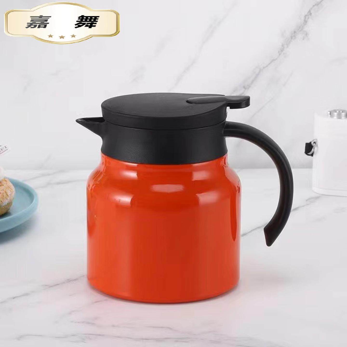 新款不锈钢保温壶家用茶水分离保温泡茶壶简约纯色精美焖茶壶,餐饮具,保温壶,淘宝优惠券,粉丝福利购,淘宝优惠卷