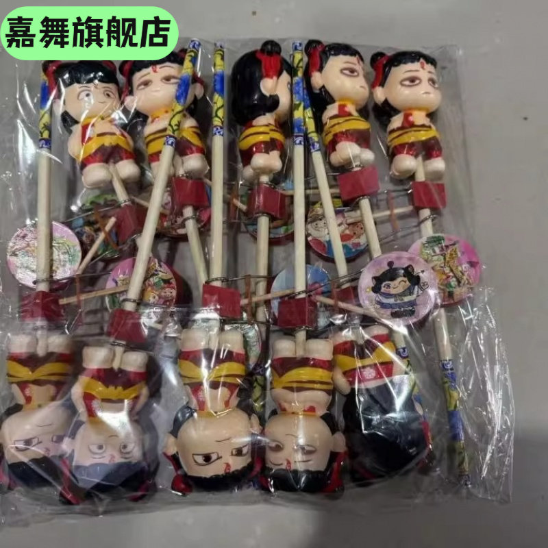 地摊庙会木偶手摇鼓彩色卡通摇鼓好卖儿童玩具木偶摇摇鼓摇鼓,玩具/童车/益智/积木/模型,木偶/关节木偶,淘宝优惠券,粉丝福利购,淘宝优惠卷