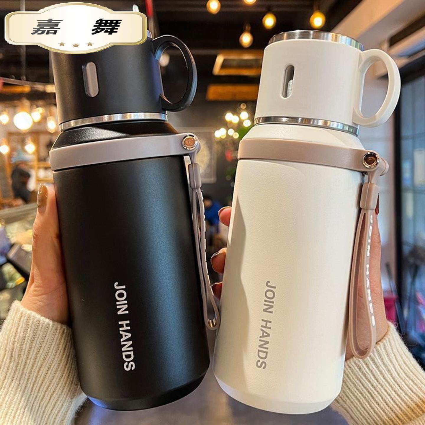 新款不锈钢保温杯大容量杯子简约水杯手提家用保温壶水杯,餐饮具,保冷/保温杯,淘宝优惠券,粉丝福利购,淘宝优惠卷