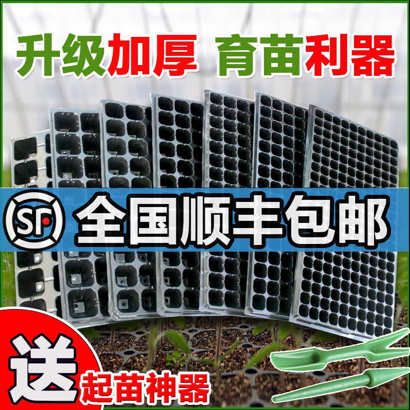 育苗盘穴盘育苗盆种植神器蔬菜塑料秧盘营养钵育苗器托盘扦插容器