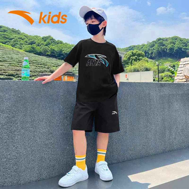 安踏儿童官方正品旗舰店夏季套装