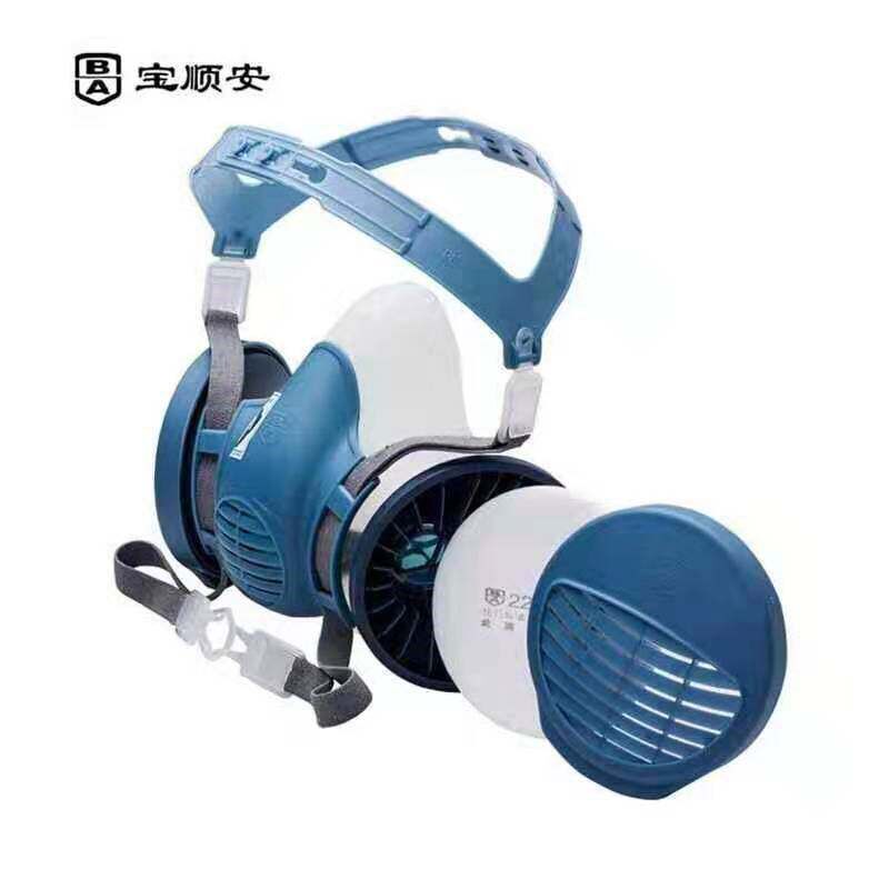 宝顺安KN100防尘口罩防工业粉尘口覃打磨电焊鼻罩透气可清洗面罩