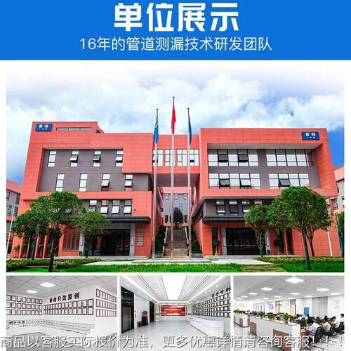 奇普地下水管探测仪音失踪气体测寻管检仪一PQWT-BT体机管道无线