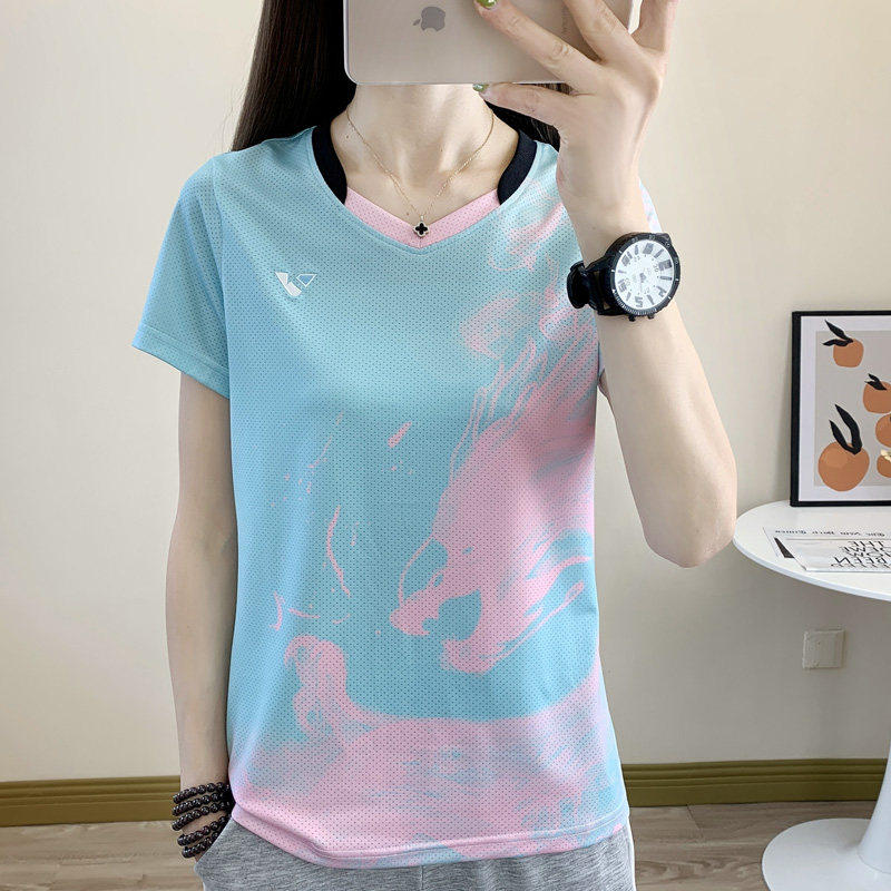 新款速干羽毛球服夏季快