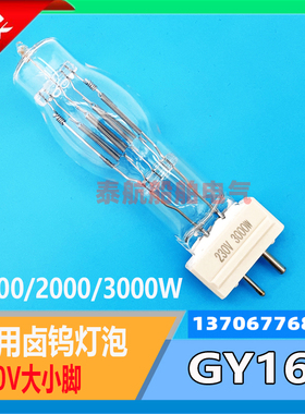 船用2000W苏伊士运河灯GY16钨丝灯泡投光探照扫海灯泡TG28/TZ5灯