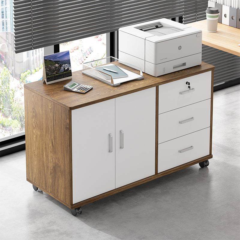 文件柜带锁抽屉柜办公室木质收纳矮柜小柜子储物柜办公桌边柜侧柜,商业/办公家具,办公储物柜,淘宝优惠券,粉丝福利购,淘宝优惠卷