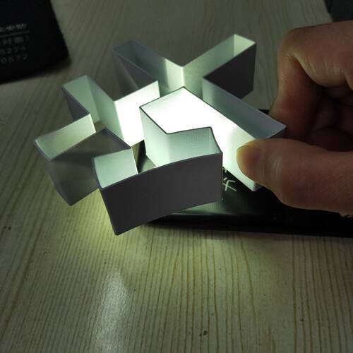 3d打印耗材遮光白PLA PETG 1.75 发光广告字 立体字字壳 线材