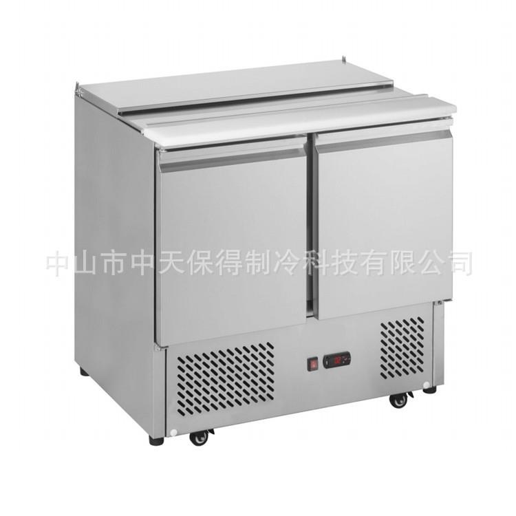 欧款不锈钢冰柜商用冷柜工作台卧式冷藏冷冻大容量厨房冰箱保鲜柜