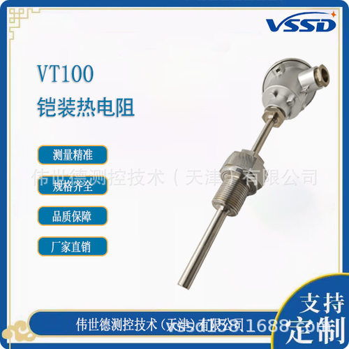 VSSD伟世德铠装热电阻VT100热电偶厂家
