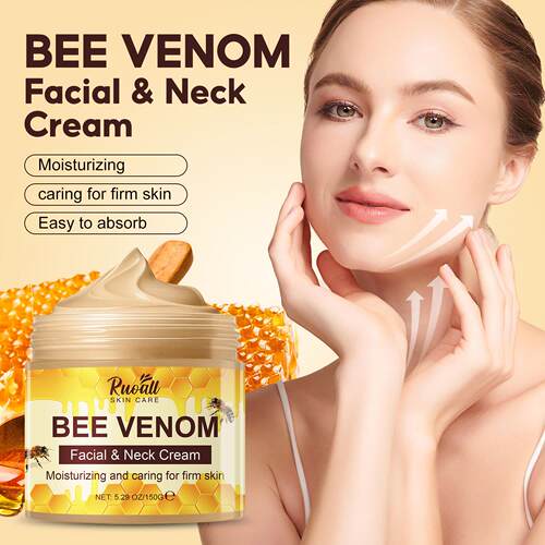 1Bee Venom Face & Neck Cream 蜂毒面颈霜 透明白罐150ml