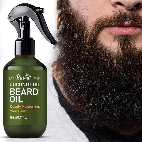 外贸Coconut Oil Beard Spray 椰子油胡须喷雾 滋润柔顺造型150ml