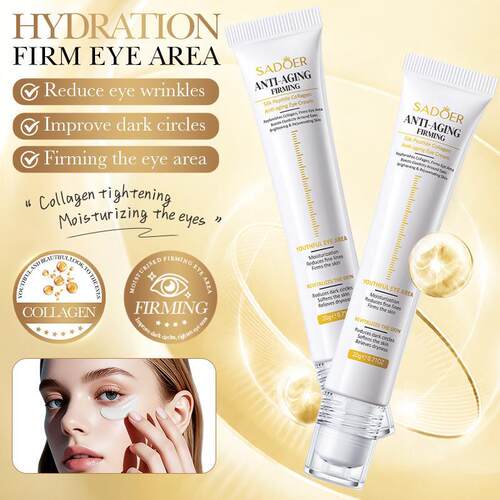 全英文Silk Peptide Collagen Eye Cream 20g 淡化鱼尾纹眼霜护