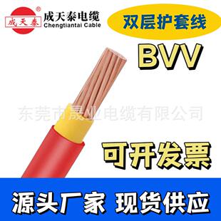 成天泰电线电缆BVV16/25/35电缆线无氧纯铜芯国标足米护套电源线