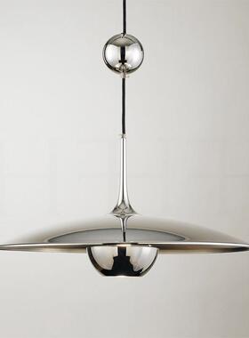 546北欧豪斯吊飞灯岛台滑轮伸缩吊灯个性设计师餐厅可包调节碟升