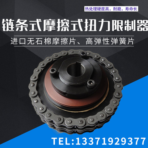 TC带链条链轮轴轴连接扭力扭矩限制器过载保护器安全离合器力矩