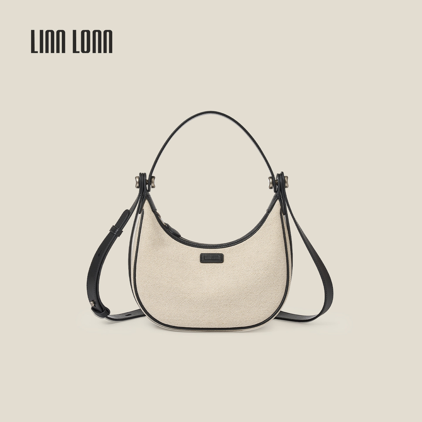 LINN LONN腋下包2026新款斜挎包包女款帆布通勤单肩休闲百搭手提