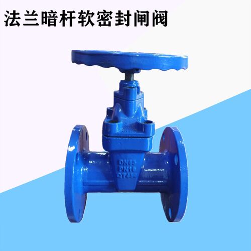 Z45X球墨铸铁法兰暗杆软密封闸阀DN100DN150DN125DN200DN250DN300