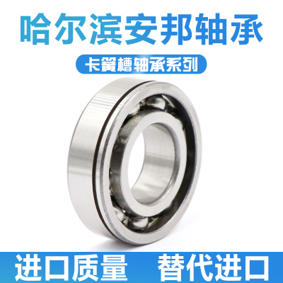 哈尔滨带卡簧槽轴承 6220 6221 6222 6224 6226 N