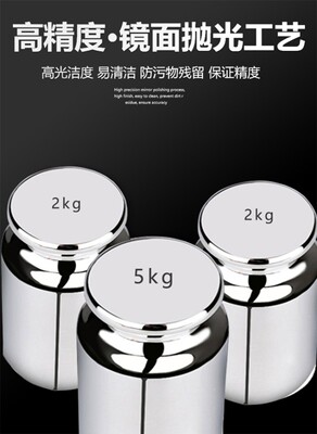 E2级砝码无磁不锈钢20g50g100g200g校正校准万分位分析天平秤砝码