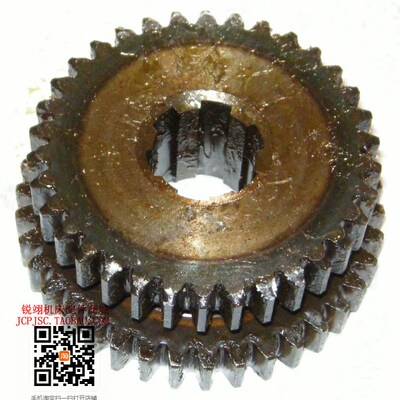 青海 齐齐哈尔铣床X61W铣床配件 双联齿轮 Z34/38/6-30-8