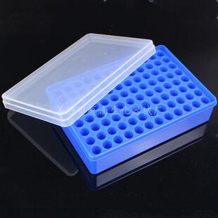 冰盒96孔板96孔冰盒1.5 多用冰盒冷冻管盒96孔冻存盒离心管盒 2ml