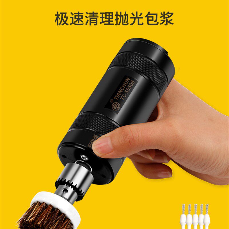 电动文玩刷小金刚菩提核桃清理包浆盘串调速抛光机全自动刷子盘玩