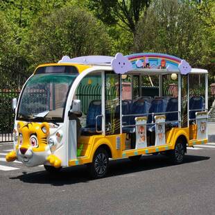 景区14座卡通车楼盘看房旅游观光车机场摆渡车校园场区游览接驳车