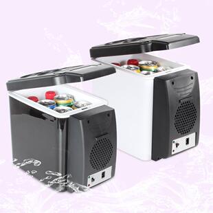 6L车载小冰箱迷你学生宿舍家用冷暖箱化妆品母乳胰岛素冷藏箱静音