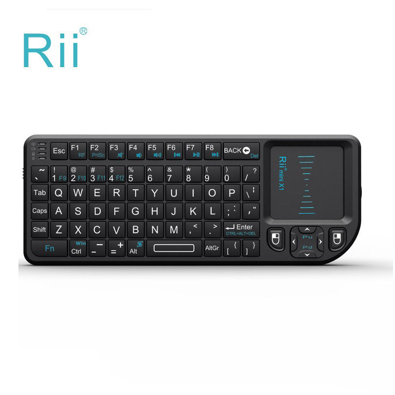 rii x1 迷你无线键盘 家用商务办公充电无线小键鼠HTPC笔记本电脑